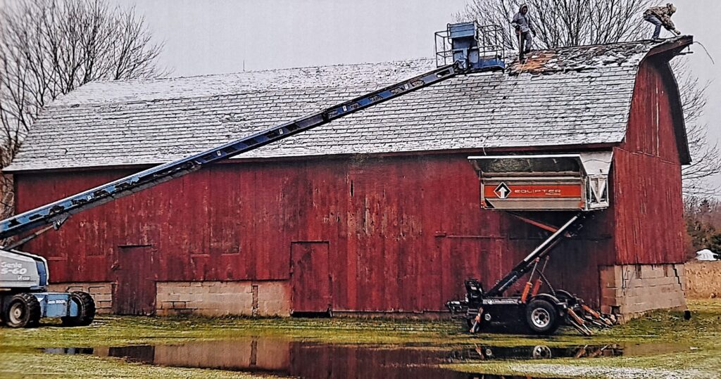 Deconstruction of Original Barn