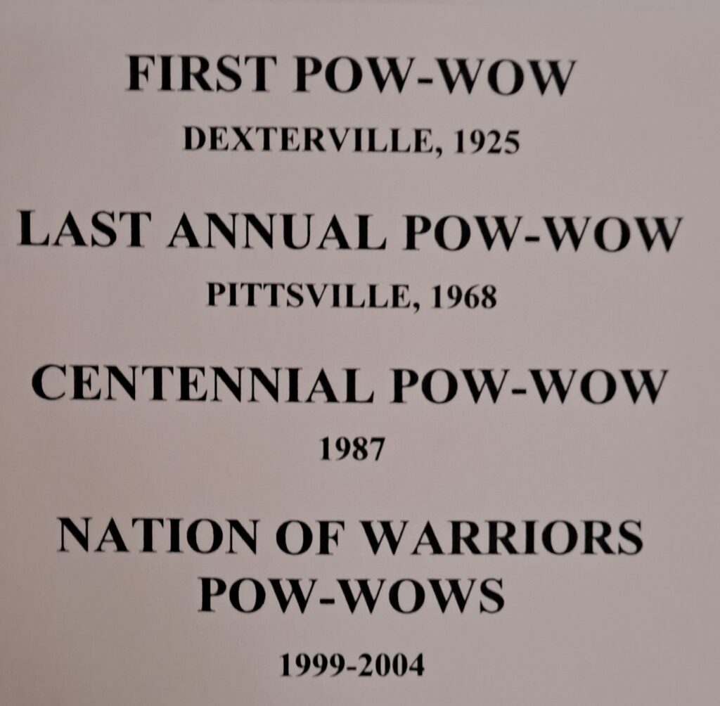 Timeline of the Riverside Park Pow-Wows